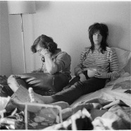 JUDY LINN, Patti and Robert in bed at the Chelsea, 1970s, silver gelatin print