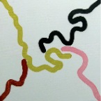 Salsa Sketches, Acrylic on Canvas, 39 x 39 cm, 2011