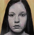 Twin No.5, gouache on canvas, 24x30cm, 2012   650,00€