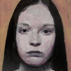 Twin No.6, gouache on canvas, 24x30cm, 2012   650,00€