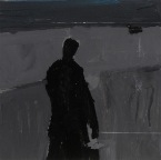 Dark Figure Walking, acrylic on canvas, 24x30cm, 2010   650€