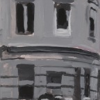 Three Windows in Milano, acrylic on paper mounted on canvas, 24x30cm, 2010   650€