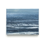 JOCHEN HEIN, Meeresoberfläche 4, Acryl auf Baumwolle, 24x30cm, 2012 