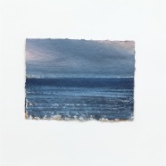 JOCHEN HEIN, Santorini Session 8, 13,5x18,5cm, Acryl auf Papier, 2012