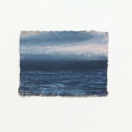 JOCHEN HEIN, Santorini Session 9, 13,5x18,5cm, Acryl auf Papier, 2012