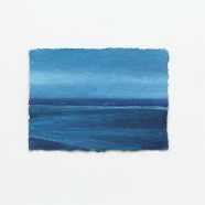 JOCHEN HEIN, Santorini Session 10, 13,5x18,5cm, Acryl auf Papier, 2012