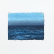 JOCHEN HEIN, Santorini Session 12, 13,5x18,5cm, Acryl auf Papier, 2012