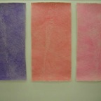 DIVA´S Rot Rotlila Violett 2007/2008 Color Leads on Handmade Paper(Aquari 500 g) 96 x 1.97 cm Signiert/Datiert auf der Rückseite