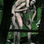 Two each his own, Acryl auf Leinwand, 60cmx75cm,2008.........................  2400 EUR