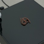 toll of the passing bell, animated sculpture, wood, rubber, magnets, motor, microphone stand microphone, speaker,     silver, size variable, box appro