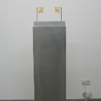 fighting microcephaly, animated sculpture, resin dental models, micro servos, control system, aluminium panels, 110/220 V power supply unit, aluminum 